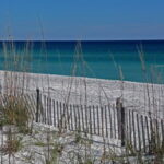 View of the white sand and beach – Navarre, Florida